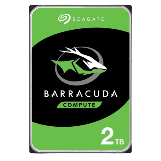 2TB Seagate BarraCuda 3.5" SATA III Hard Drive - 7200RPM, 256MB Cache